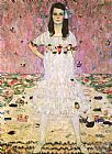 Gustav Klimt Canvas Paintings - Portrait of Maeda Primavesi